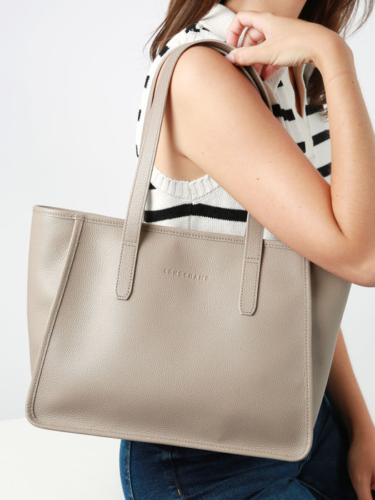Longchamp Le foulonné Schoudertas Grijs